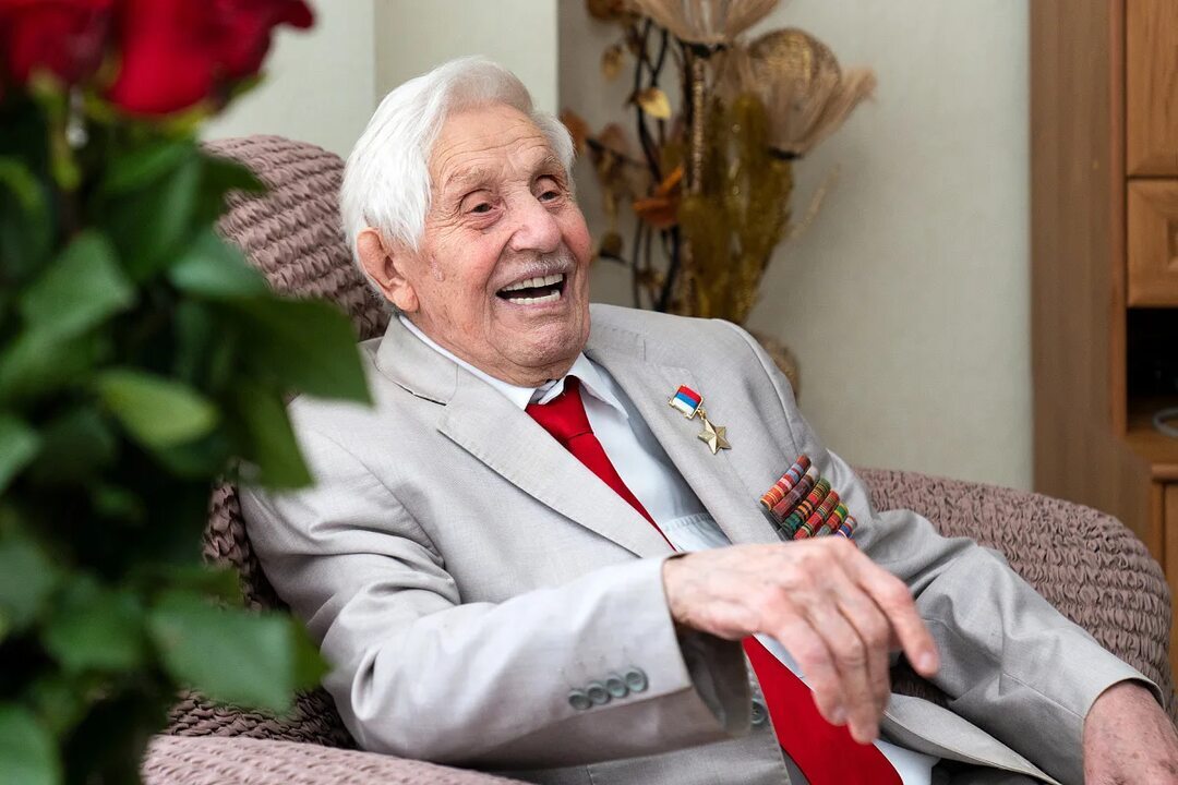 Hero of the Russian Federation Pavel Syutkin - Red Army, The Great Patriotic War, Soviet army, The Second World War, Sau, Artillery, the USSR, History (science), Veterans, Officers, Hero of Russia, Colonel, Personality, Social activities, Long-liver, Honorary Citizen, Order of the Red Star, No rating, Longpost