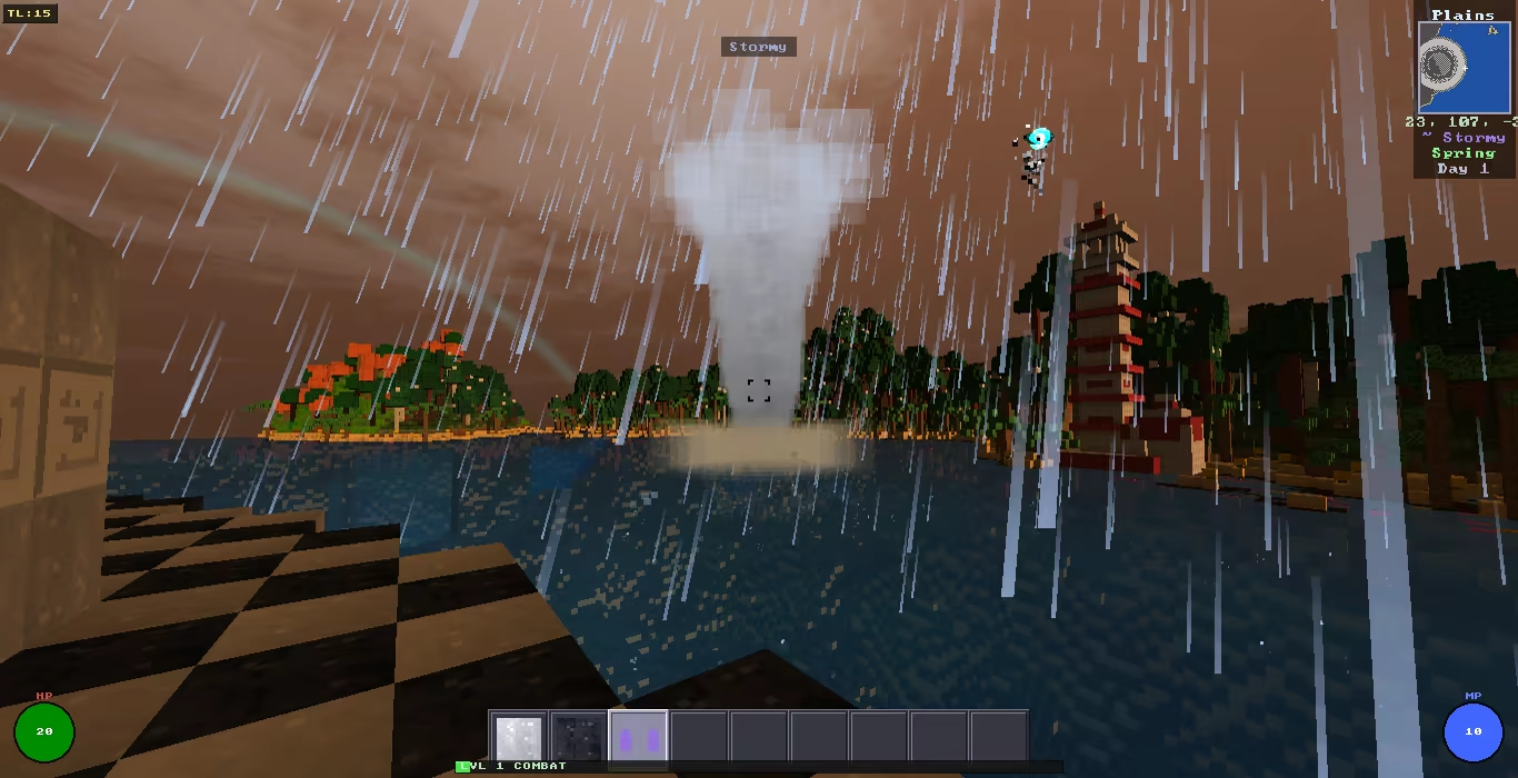 Surviving Day! is now in Early Access – a voxel-based survival game with pirates and giraffes. - My, Games, Steam, Minecraft