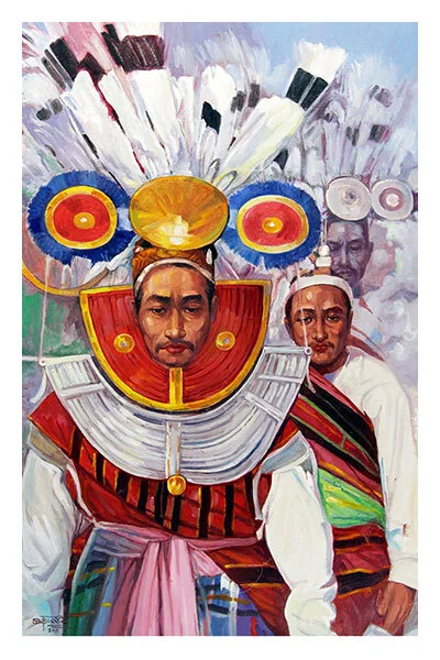 Kachin and Shan States in the works of Burmese artist San Hlaing - Art, Art criticism, Painting, Longpost