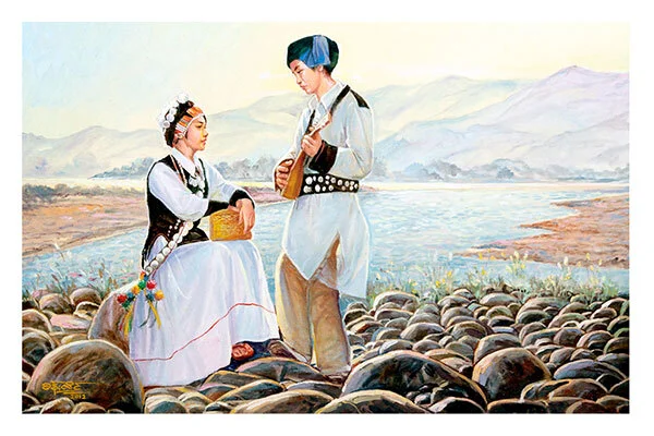 Kachin and Shan States in the works of Burmese artist San Hlaing - Art, Art criticism, Painting, Longpost