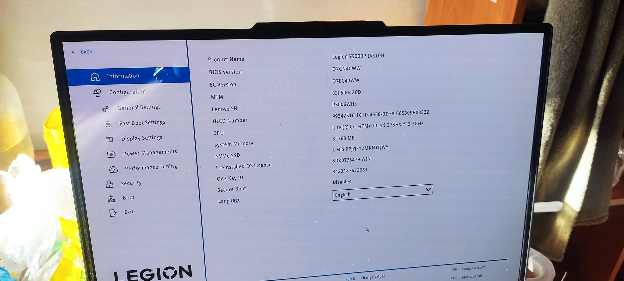 Lenovo Legion y9000piax10h - My, Bug, Computer help, Error, Computer, Breaking