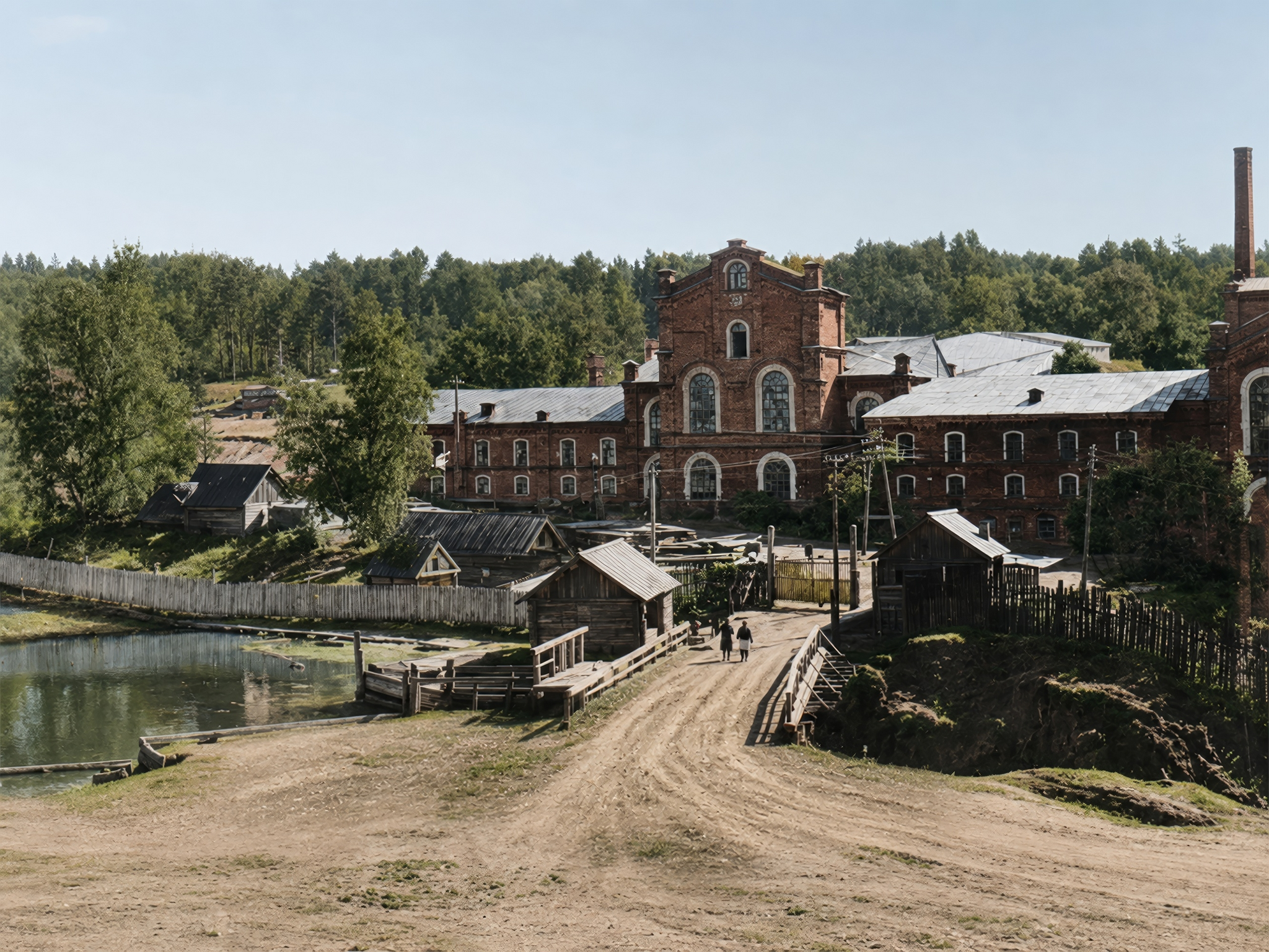 Restored vintage photographs of Omsk - Series Neural networks, My, Neural Network Content, Omsk, Town, The photo, History, Old photo, Longpost