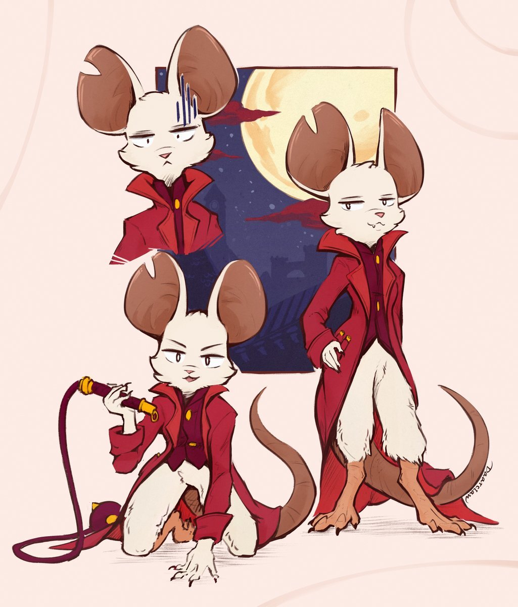 Mina's Secret - Mina the Hollower, Art, Computer games, Furry art, Furry, Mouse