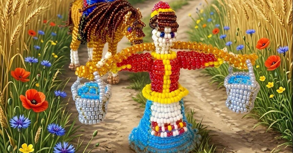 Dedicated to the Cossacks! Beaded figurines - My, Beading, Hobby, Needlework, Creation, Beads, Cossacks, Creative people, Beaded figurines, Video, Rutube