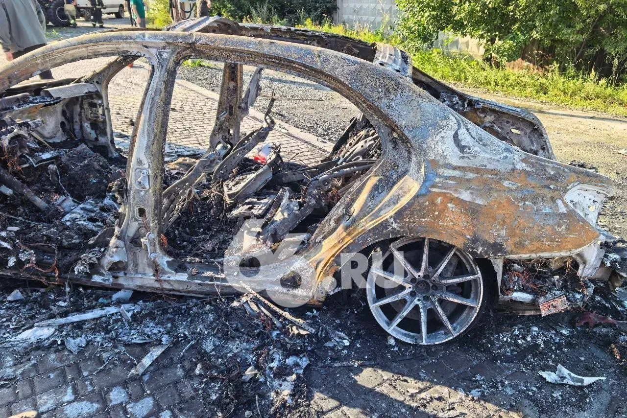 A car belonging to the developer of the Upyr drones was blown up near Yekaterinburg. - Negative, Russia, Assassination attempt, Yekaterinburg, Ghoul, Explosion, Politics, Short post, Terrorist attack