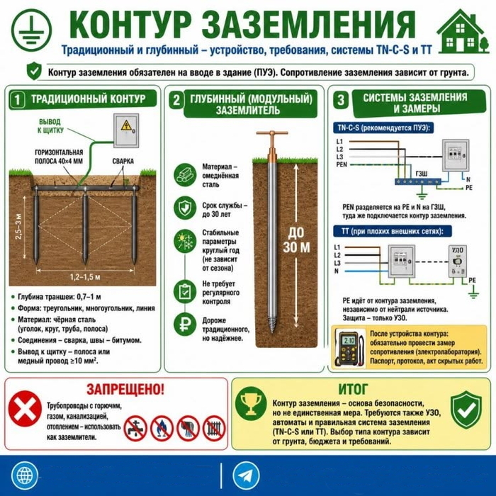 Контур заземления