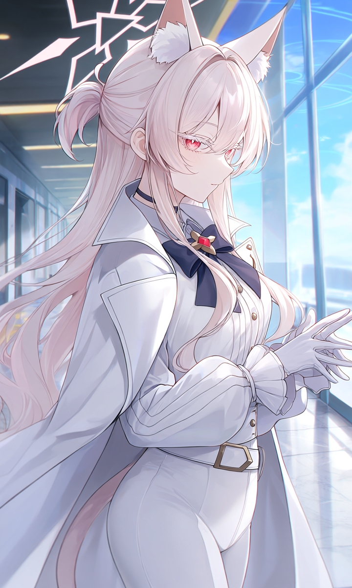 Akira - Neural Network Content, Anime, Anime art, Animal ears, Blue archive, Kiyosumi Akira