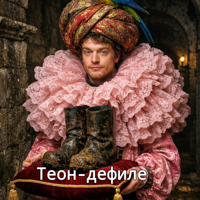 Теон Макаренджой (хроники величайшего позора) глава третья: дефиле в лавандовых сапогах