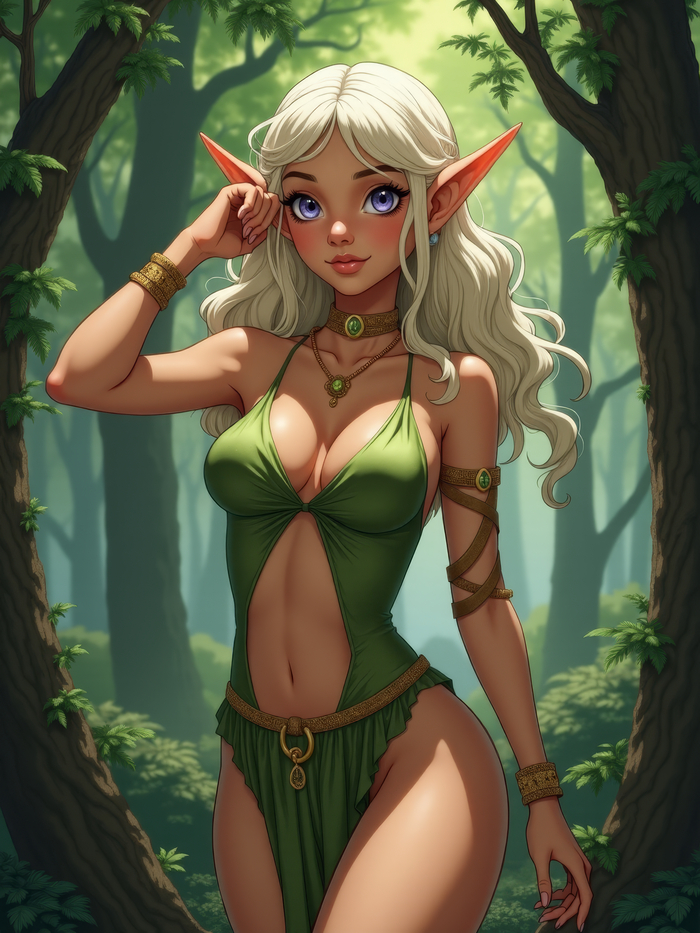 Anime Elven Girl