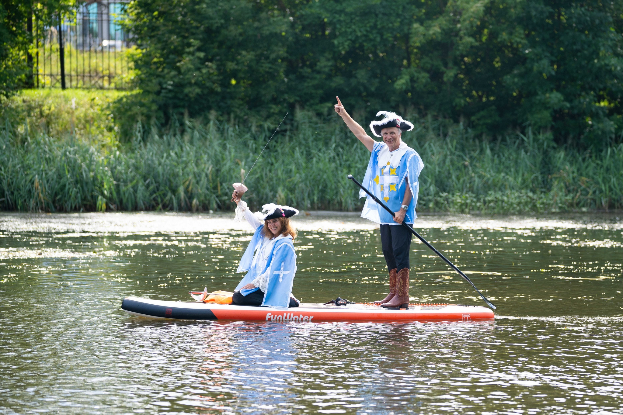 The fifth SUP carnival on the waves of Uvodi Mighty - My, Paddleboard, SUPsurfing, Carnival, Day of the city, Ivanovo, Ivanovo region, Holidays, The festival, River rafting, Girls, Sports girls, Sport, Cosplay, Costume, Longpost