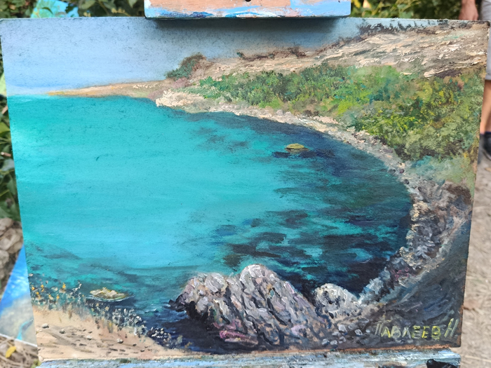 Этюд, Картон 40*30, масло, Фиолент 2026г.