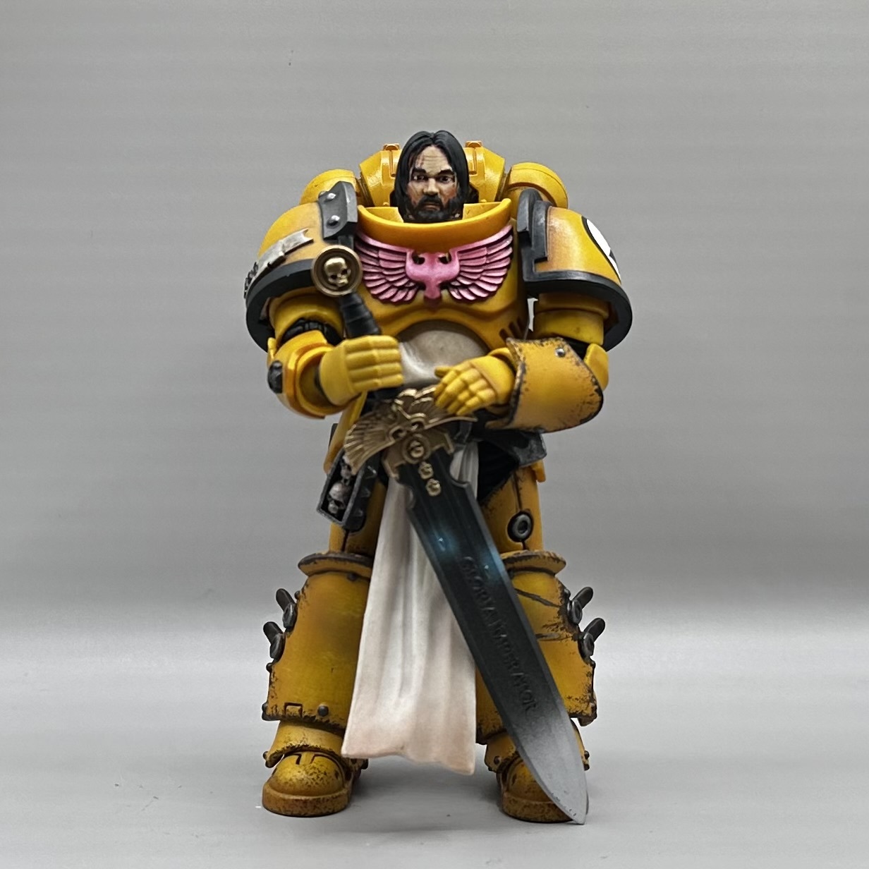 Корделл Сиррон - Серия Сыны Искупления, Моё, Warhammer 40k, Joy toy, Imperial Fists, Adeptus Astartes, Wh miniatures, Хобби, Длиннопост