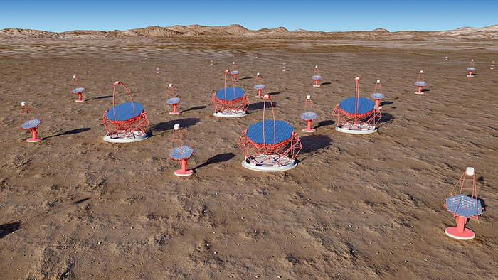 Автор: European Southern Observatory Источник: <a href="https://pikabu.ru/story/otkuda_beryotsya_goluboe_siyanie_yadernogo_reaktora_obyasnenie_yeffekta_cherenkova_14242038?u=https%3A%2F%2Fcommons.wikimedia.org%2Fwiki%2FFile%3AThe_Cherenkov_Telescope_Array_%252813883276223%2529.jpg&t=commons.wikimedia.org&h=7014a4ebc583b071ce66ffc883d8fd1a7b02cb68" title="https://commons.wikimedia.org/wiki/File:The_Cherenkov_Telescope_Array_%2813883276223%29.jpg" target="_blank" rel="nofollow noopener">commons.wikimedia.org</a>