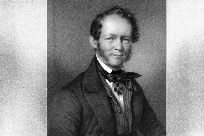 Иван Асташев. Литография, середина XIX века.