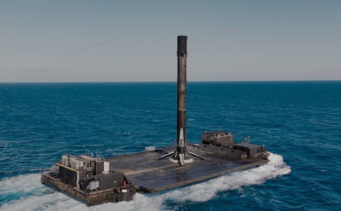 JRTI, ������������ ������ ������� Falcon 9 ����� �����