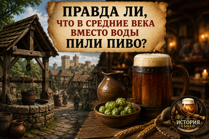 Правда ли, что в Средние века вместо воды пили пиво? Я полез проверять этот миф