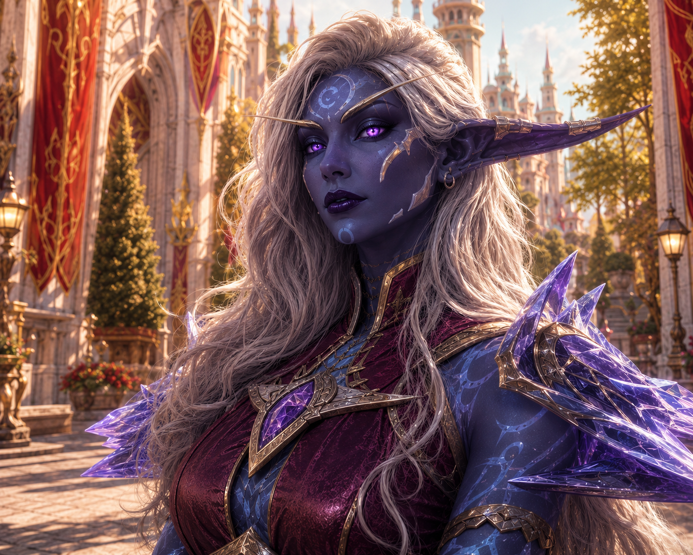 Первые шаги в Луносвете - Моё, Контент нейросетей, Арты нейросетей, World of Warcraft