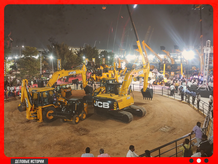Техника JCB в Индии