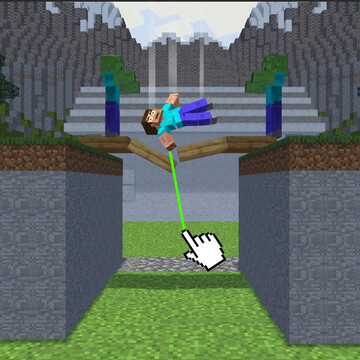 Погрузитесь в приключения с рэгдольным нубиком! Эта 3д головоломка отлично сочетает в себе всеми геймплей в стиле рэгдолл плейграунд графику из мира Майнкрафт!