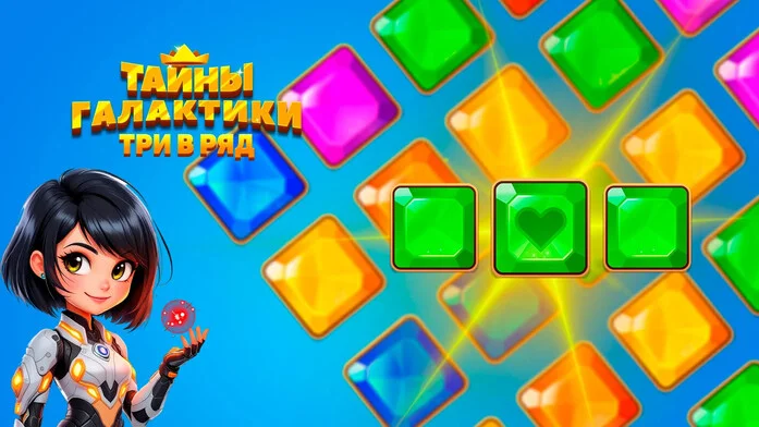 Тайны галактики. Три в ряд