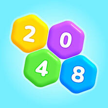 Гекса блоки: мердж пазл 2048