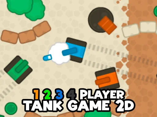 Игра на Танках 2D для 1-4 Игроков