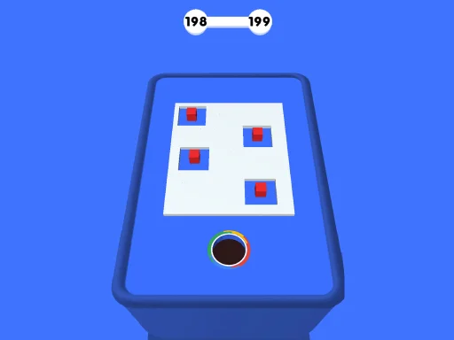 Дыра 3D: Игра с цветными блоками