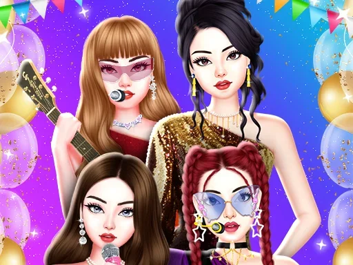 Новогодний концерт Black Pink на Пикабу Игры