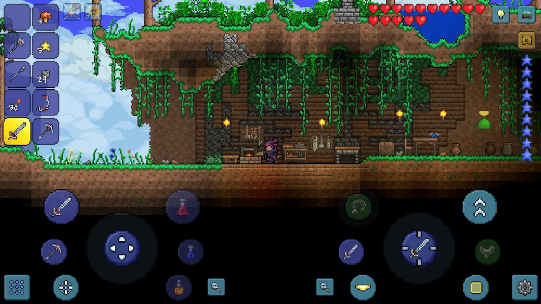 Terraria 1.4.4.9.6 Mod Menu для Андроид - Terraria-Game.com
