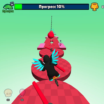 Прыгай по сложным трассам на Пого! Улучшай прыжки, открывай скины и проходи всё дальше. Тебя ждут уровни, где важны реакция и точность. Чем дальше проходишь — тем сложнее испытания. Готов прыгать без остановки?