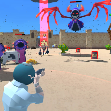 Динамичный шутер. Сразись с монстрами из другого измерения.