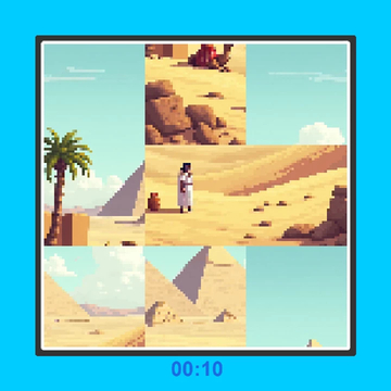 Собирай пиксельные сцены из кусочков в необычном пазле-головоломке! Более 70 уровней, подсказки и полная свобода перемещения фрагментов.