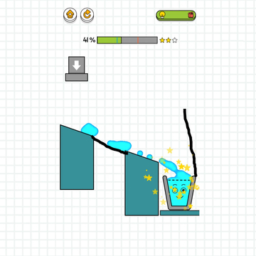 Нарисуйте линии, чтобы направить воду в счастливый стакан в этой веселой физической головоломке! Думайте, рисуйте и наполняйте в Happy Glass 2: Draw to Fill.