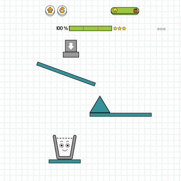 Нарисуйте линии, чтобы направить воду в счастливый стакан в этой веселой физической головоломке! Думайте, рисуйте и наполняйте в Happy Glass 2: Draw to Fill.