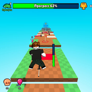 Прыгай по сложным трассам на Пого! Улучшай прыжки, открывай скины и проходи всё дальше. Тебя ждут уровни, где важны реакция и точность. Чем дальше проходишь — тем сложнее испытания. Готов прыгать без остановки?