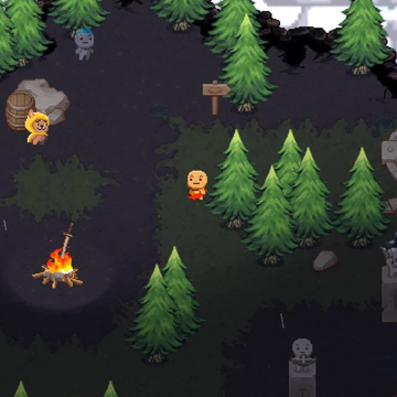 В поисках золотого ключика пройди подземелья троллей. Найди друга помощника.