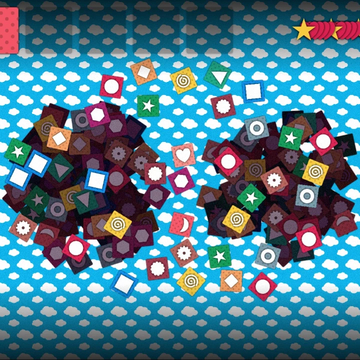 Собирайте наклейки в этой игре, вдохновленной маджонгом! Правила просты: вы можете брать только те наклейки, которые находятся на вершине стопки.