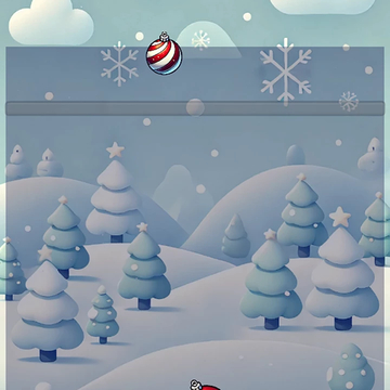 Соединяй шары: Наряжай елку - праздничная игра с яркой атмосферой и уникальной механикой слияния! Создавайте украшения на елку, устройте себе праздник!