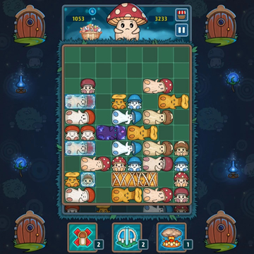 Грибные блоки - красочная головоломка, в которой вам предстоит передвигать блоки и заполнять ряды, чтобы собирать грибочки в корзину! Попробуйте продержаться как можно дольше!