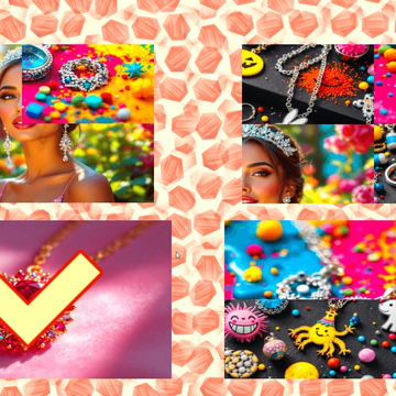 Соберите красивые украшения, меняя местами перемешанные части пазлов! Увлекательная игра для тренировки логики и внимания. Идеально для всех возрастов.