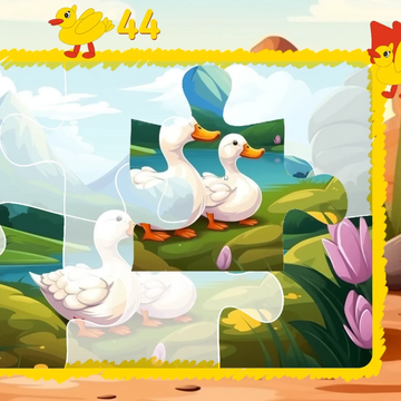 Игра, в которой нужно собирать простые пазлы про уток! Темы - утки из Майнкрафт, утки в горах, речные утки.

Внутри 30 пазлов на 6 и 12 элементов.