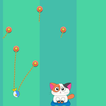 Очаровательный котик просит его покормить. Помогите ему! Все, что вам потребуется — разрезать веревку и достать рыбку. Но не так все просто. С каждым уровнем сложность возрастает, а препятствия становятся все изощреннее. Играйте бесплатно без регистрации в режиме онлайн. Решите головоломку, чтобы накормить милого питомца прямо сейчас! 