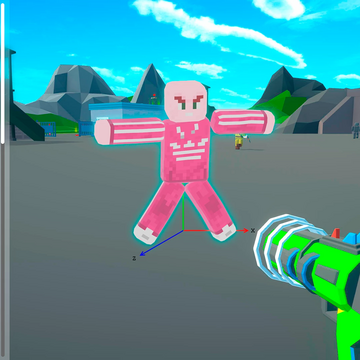 Загляни в удивительный кубический мир, где ты можешь стать кем угодно: от БАНДИТА до ЗОМБИ, нападающего на всех вокруг!