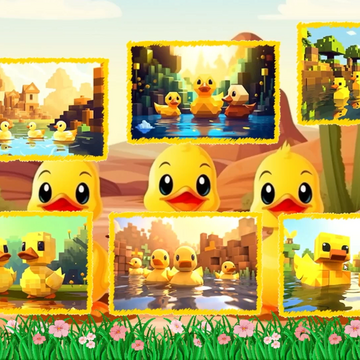 Игра, в которой нужно собирать простые пазлы про уток! Темы - утки из Майнкрафт, утки в горах, речные утки.

Внутри 30 пазлов на 6 и 12 элементов.