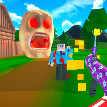 Загляни в удивительный кубический мир, где ты можешь стать кем угодно: от БАНДИТА до ЗОМБИ, нападающего на всех вокруг!