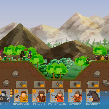 Стратегия, в которой надо уничтожить замок противника