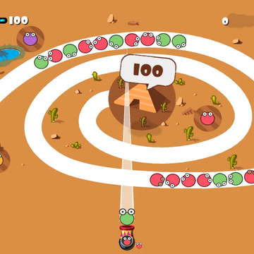 Стреляйте разноцветными шарами на фоне пирамид! Онлайн-игра «Зума — взрыв пузырей» в жанре аркады увлечет с первых секунд. Вас ожидает 75 уровней различной сложности. Стреляйте метко, чтобы стать победителем. Играйте бесплатно и без регистрации прямо сейчас!