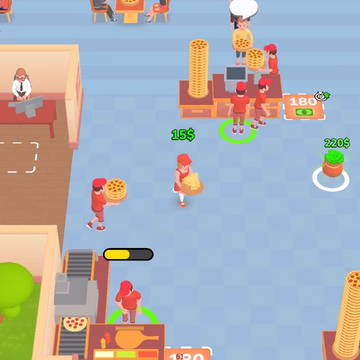 Дайте себе шанс стать боссом вашего собственного ресторана! Готовьте пиццу, нанимайте персонал, продавайте пиццу. Превратить ваше кафе в процветающий бизнес. Станьте успешным ресторатором прямо сейчас!