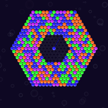 Невероятно захватывающий гексагональный бабл-шутер в сочетании с механикой "три в ряд". Очистите поле от цветных шариков, стреляя по ним во все стороны.