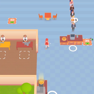 Дайте себе шанс стать боссом вашего собственного ресторана! Готовьте пиццу, нанимайте персонал, продавайте пиццу. Превратить ваше кафе в процветающий бизнес. Станьте успешным ресторатором прямо сейчас!